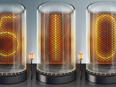 Nixie Tubes element illustration nixie tubes