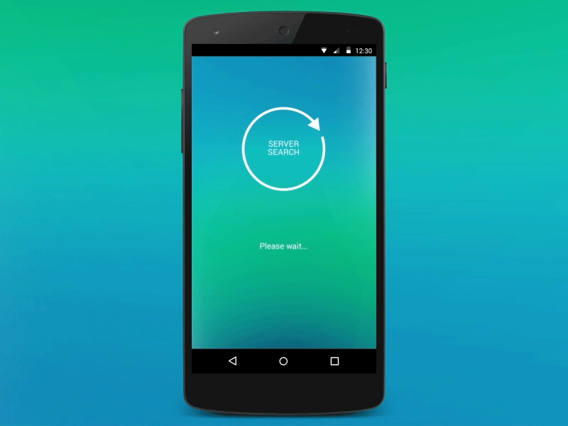 Server Search Progress ae after effects android animation app application gif material search server