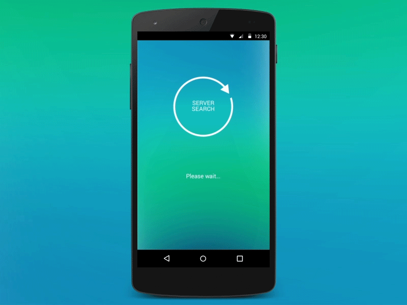 Server Search Progress material android app application server search gif animation ae after effects