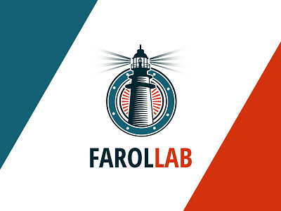 FarolLab Logo lab laboratory lighthouse logo