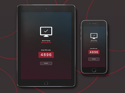 Pin Code app screen