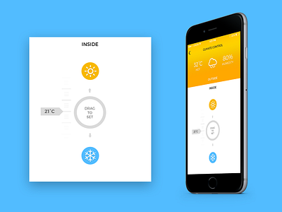 Inside temperature controller