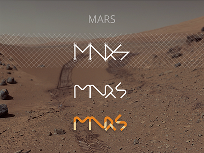 Mars Logo creation flow logo logotype mars space vector