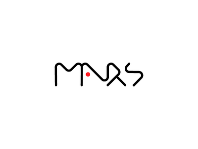 Modified alienlike runes Mars logo