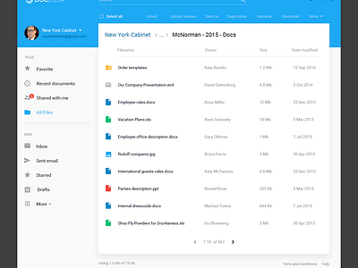 Document Management system material design by Roman Kryzhanovskyi on ...