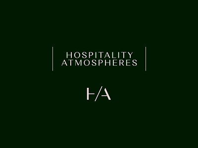 Hospitality Atmospheres architecture atmosphere branding cursordesign cursordesignstudio design graphic graphicdesign identity logo logotype minimal monogram typography