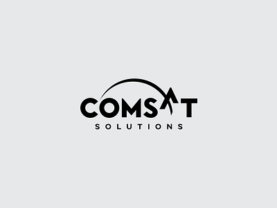 Comsat Solutions black commmunication cursordesign geometric graphicdesign icon illustration planet satellite saturn space vector