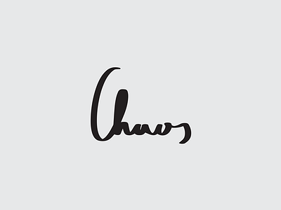 Chaos bamboo calligraphy cursordesign freehand graphicdesign illustration statement typography wacom