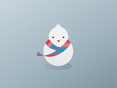 Snowbird bird concept icon idea illustration logo snow vector