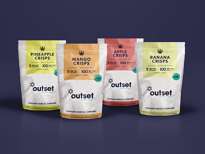 Outset Packaging design dried edibles fruit packaging