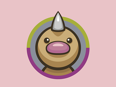 013 Weedle badge collection icon illustration logo mascot pokédex pokémon series weedle