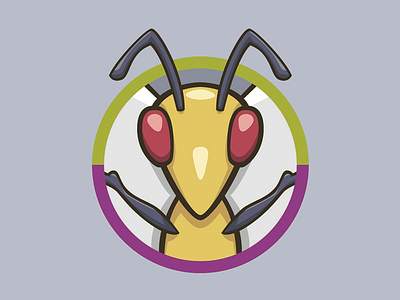 015 Beedrill badge beedrill collection icon illustration logo mascot pokédex pokémon series