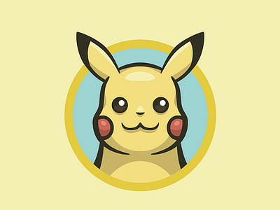 025 Pikachu badge collection icon illustration logo mascot patch pikachu pokédex pokémon series
