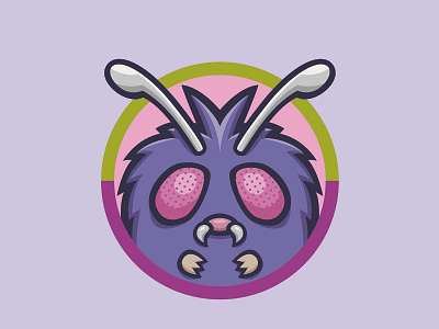048 Venonat badge collection icon illustration kanto logo mascot patch pokédex pokémon series venonat