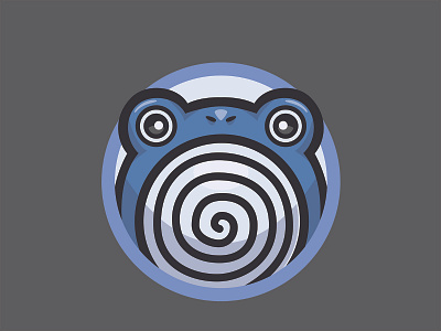 061 Poliwhirl badge collection icon illustration kanto mascot patch pokédex pokémon series