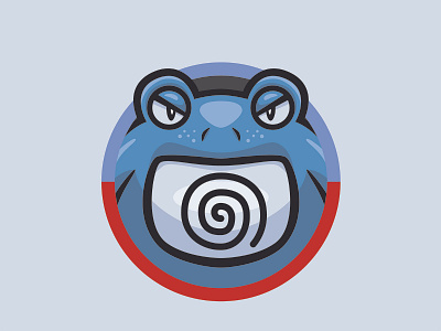 062 Poliwrath badge collection icon illustration kanto mascot patch pokédex pokémon series