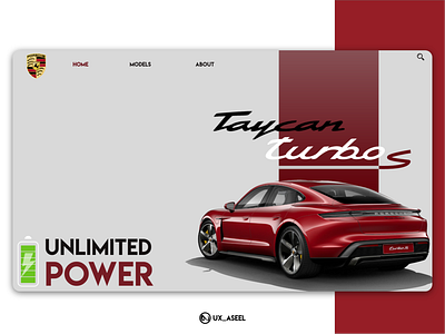 Taycan Turbo S | Website design ui ui design uidesign uiux web web design webdesign website