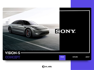 Sony Vision-S | Website car sony ui ui design uiux uxdesign uxdesigns webdesign website xd xd design