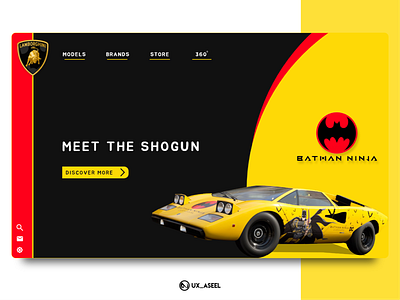 Batman Ninja | Website batman car design ui ui design uiux uxdesign uxdesigns webdesign website xd design