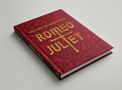 Romeo and Juliet Book Cover book book cover book cover design design embroidery embroidery design graphic design illustration design romeo and juliet typography