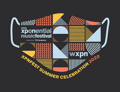 XPoNential Music Festival 2020 T-Shirt Design branding design graphic design illustration illustration design logo vector
