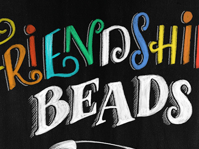 Friendship chalk chalk board chalk lettering friendship i remember whensday illustration lettering typography