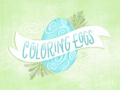Easter Eggs easter egg i remember whensday illustration lettering spring