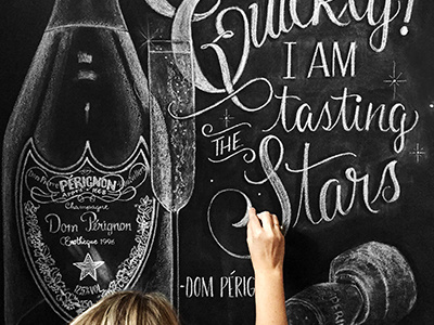 Champagne black and white chalk chalk letters chalkart chalklettering champagne hand drawn illustration lettering new year toast