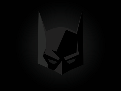 Batman batman black flat design mask sharp