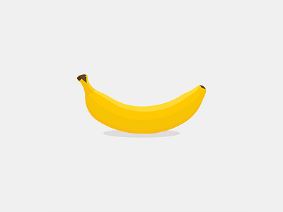 Banana banana flat icon vector