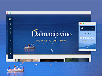 DalmacijaVino sea website wine