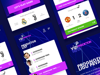 Predictor App by Predrag Kezic on Dribbble