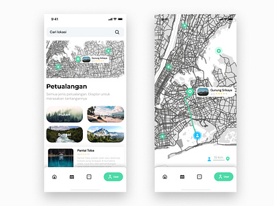 Adventure Mobile App Design