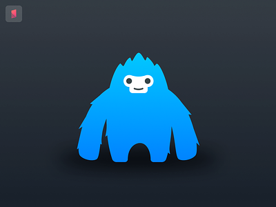 Abominable Snowman Character branding character character design illustration logo yeti