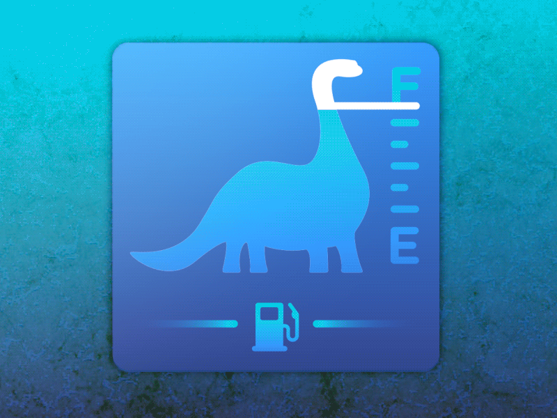 Dinosaur Fuel Gauge