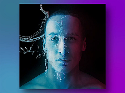 Splashing Around aftereffects blue and red light photography photoshop water