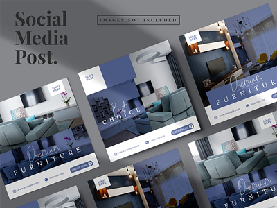 FURNITURE SOCIAL MEDIA POST TEMPLATE banner flyer furniture flyer poster social media design social media post square square flyer