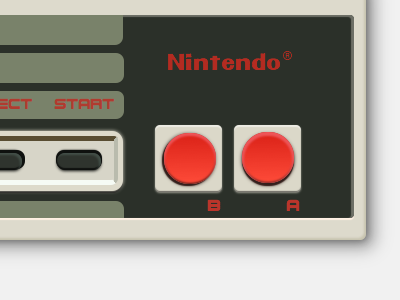 Pure CSS NES Controller