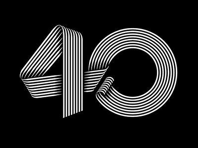 Prince's Trust 40yr Anniversary Logo branding design logo