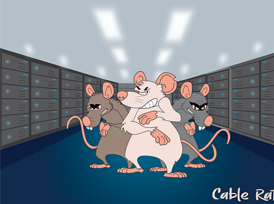 Cable Rats illustration art design graphics illustration illustrator poster art vector vectorart