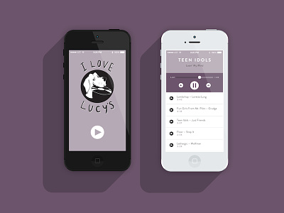 I Love Lucy's App app design