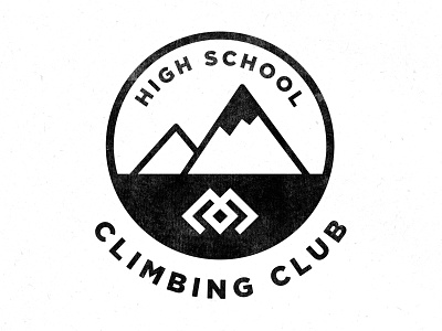 Climbing Club climb club high logo school