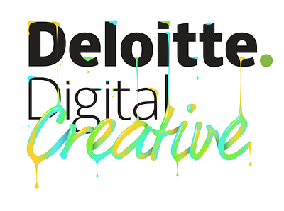 Deloitte Digital deloitte drips illustration paint vector