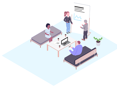 Deloitte Illustration illustration isometric isometric illustration vector