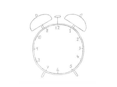 The alarm animation illustration