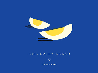 Les Oeufs breakfast eggs illustration morning oeufs the daily bread warm up