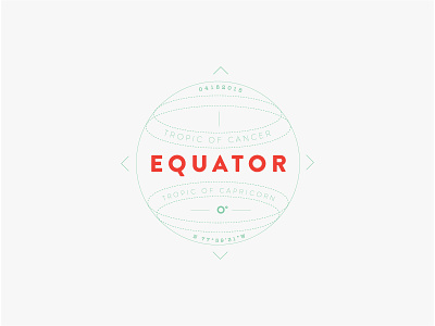 Equator astronomical badge earth equator globe great circle latitude surface