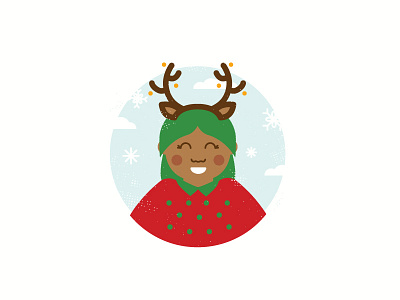 Relf avatar christmas holiday holidaze illustration winter