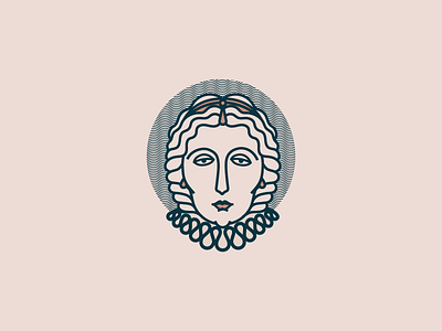 Queen of Strokes elizabeth i illustration line queen vintage wip