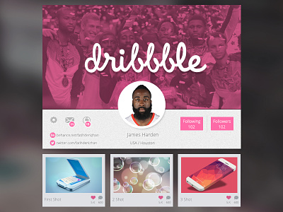 Dribbble Players Profil 2014 basketball champions design dribbble fiba nba profile world
